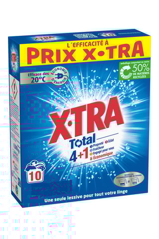 Poudre XTra Total 4+1 - 10 lessives