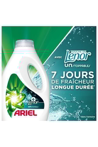 Lessive Ariel Lenor Unstoppables - 30 lavages