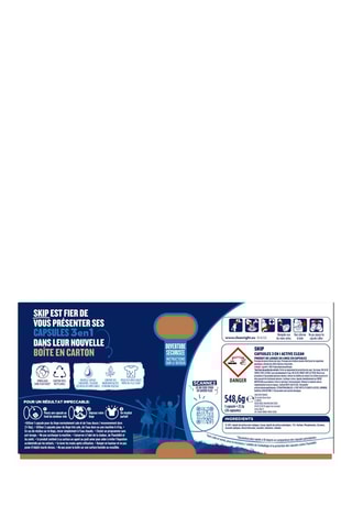 Lessive capsules Skip 3-en-1 Active Clean - 26 lavages