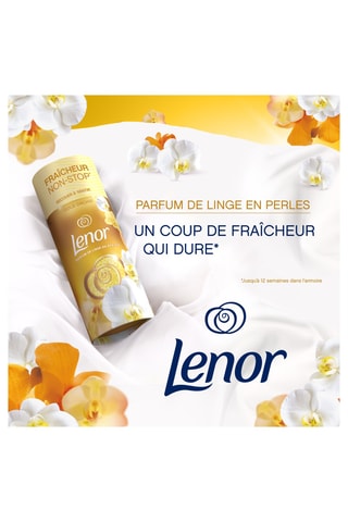 Parfum de linge en perles Ambre et orchidée Lenor Ariel - 140 g