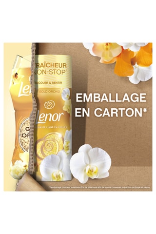Parfum de linge en perles Ambre et orchidée Lenor Ariel - 140 g