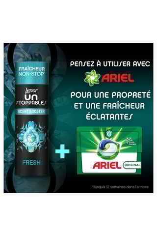 Parfum de linge en perles Unstoppables Lenor Ariel - 140 g