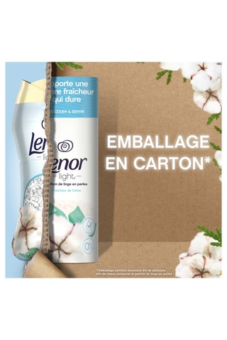 Parfum de linge en perles Light Lenor - 140 g