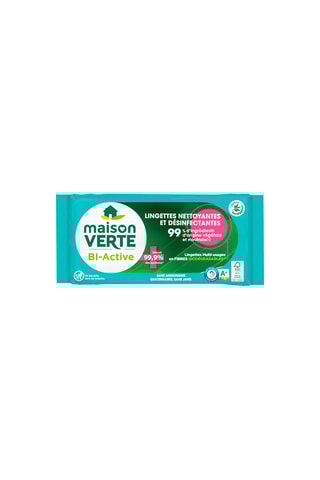 35 lingettes désinfectantes Maison Verte