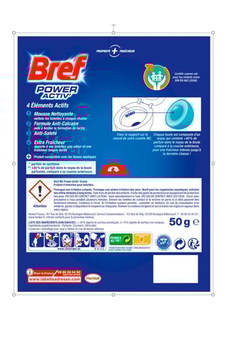 Bloc WC Power Activ' Ocean Bref WC