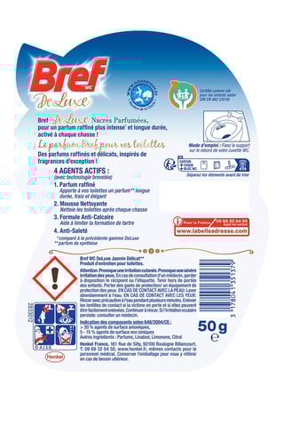 Bloc WC Deluxe Bref WC - Jasmin Délicat