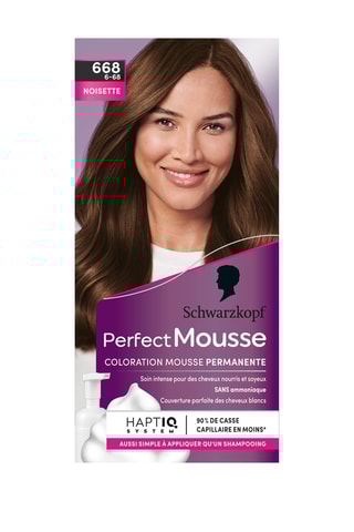 Coloration Perfect Mousse Schwarzkopf - Noisette 668