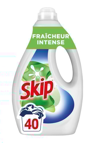 5 x Lessive liquide Skip Fraîcheur Intense - 40 lavages