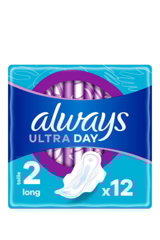 3 x 12 serviettes avec ailettes Always Ultra Day - Long - Taille 2