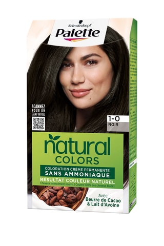 3 x Coloration crème permanente Natural Colors Schwarzkopf - 1.0 Noir