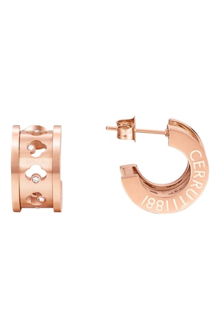 Argolas Bande - Banhado a ouro rosa