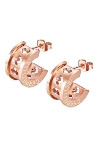 Argolas Bande - Banhado a ouro rosa