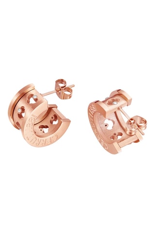 Argolas Bande - Banhado a ouro rosa