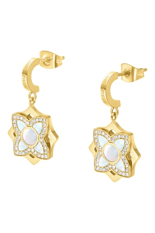 Brincos Ottavia - Banhado a ouro amarelo e madrepérola