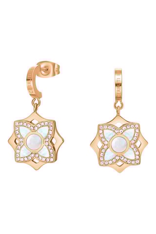 Brincos Ottavia - Banhado a ouro rosa e madrepérola