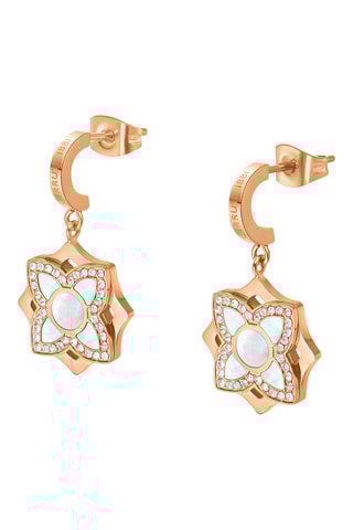 Brincos Ottavia - Banhado a ouro rosa e madrepérola