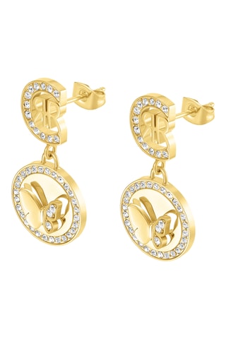 Brincos Angela - Banhado a ouro amarelo