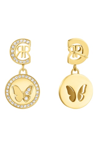 Brincos Angela - Banhado a ouro amarelo