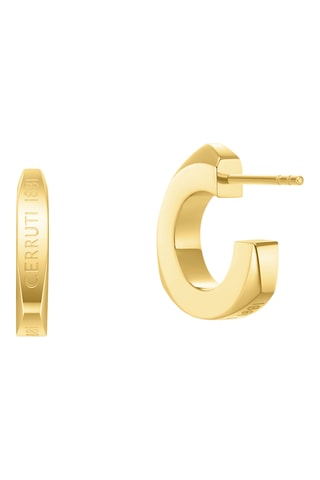 Argolas Giulia - Banhado a ouro amarelo