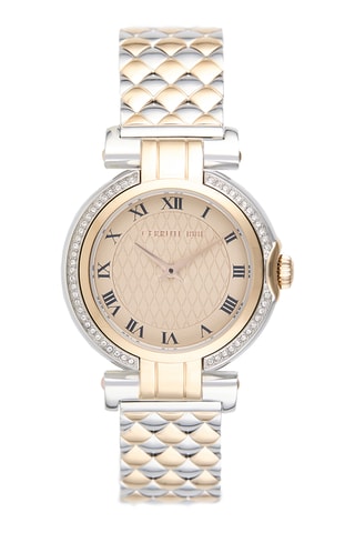 Relógio de quartzo em aço Sesia - Dourado-rosa