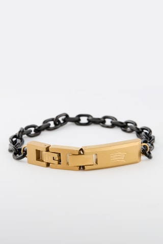 Pulseira Latch - Dourado e preto
