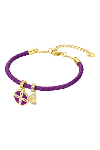 Pulseira Charmulet Violeta e dourado