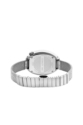 Relógio de quartzo em aço Parrera - Prateado e azul-marinho