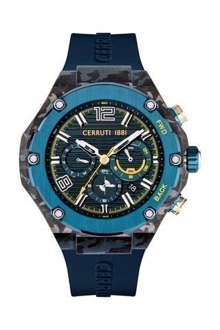 Relógio de quartzo em silicone Lucardo Azul