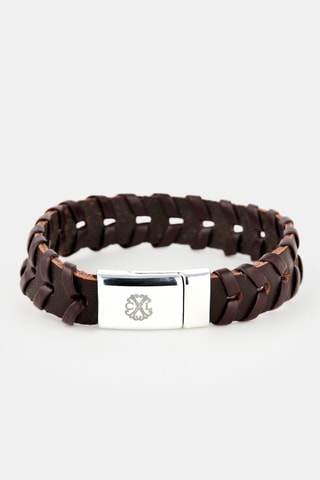 Armband - Bruin en Zilverkleurig