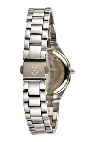 Reloj de cuarzo de aleación - Plateado y rojo