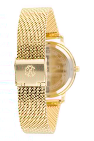 Reloj de cuarzo de aleación - Dorado y negro