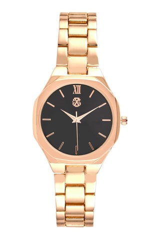 Legering Quartz Horloge - Goudkleurig en Zwart