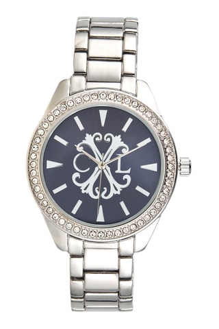 Legering Quartz Horloge - Zilverkleurig en Blauw