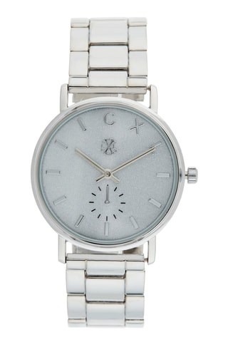 Reloj de cuarzo de aleación - Plateado