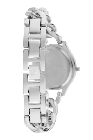 Legering Quartz Horloge Zilverkleurig en Zwart