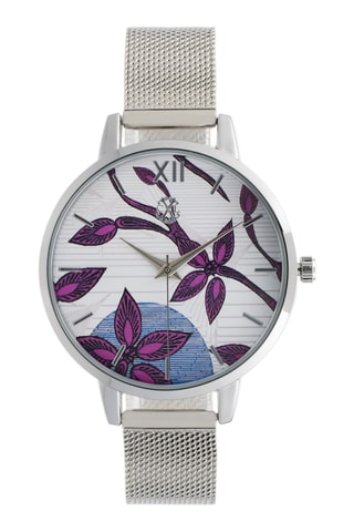 Reloj de cuarzo de aleación - Plateado