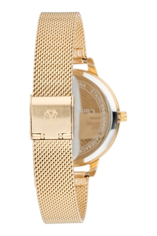 Reloj de cuarzo de metal aleado - Dorado