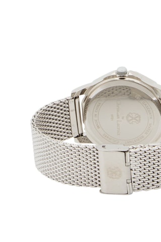 Reloj de cuarzo de aleación - Plateado y negro