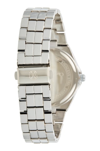 Reloj de cuarzo de metal aleado - Plateado