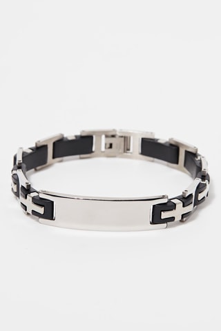 Armband Zwart en Zilverkleurig
