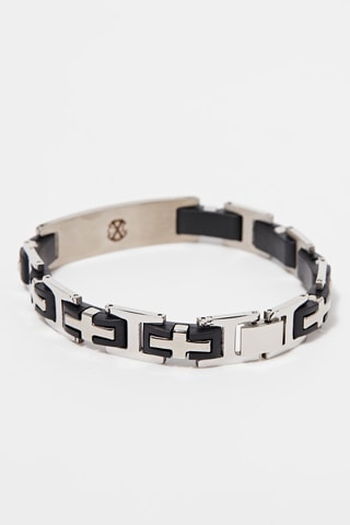 Armband Zwart en Zilverkleurig