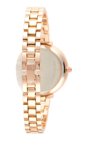 Legering Quartz Horloge - Goudkleurig en bordeauxrood