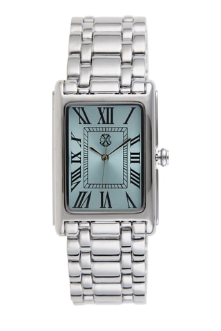 Legering Quartz Horloge - Zilverkleurig en blauw