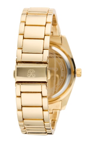 Legering Quartz Horloge - Goudkleurig en Marineblauw