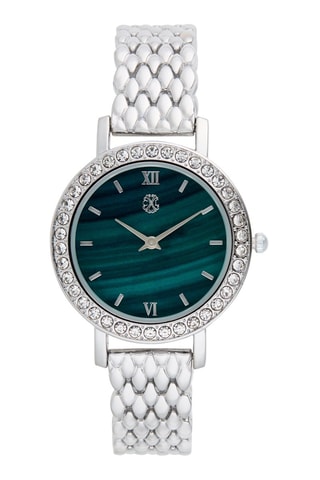 Legering Quartz Horloge - Zilverkleurig en Ecru