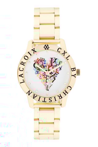 Metalen Quartz Horloge 
Goudkleurig