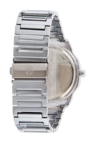 Legering Quartz Horloge Zilverkleurig en Blauw