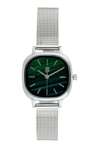 Legering Quartz Horloge Zilverkleurig en Groen