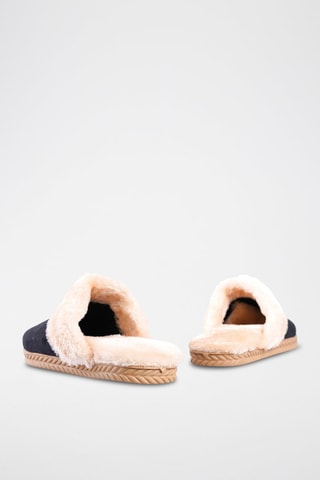 Pantoufles fourrées - Noir