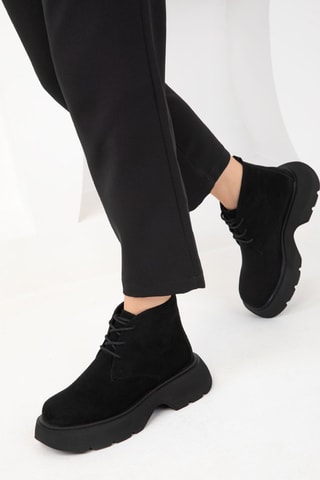 Boots montantes - Noir